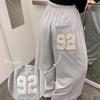The Pink Wide Training Pants With Number Lettering Patch