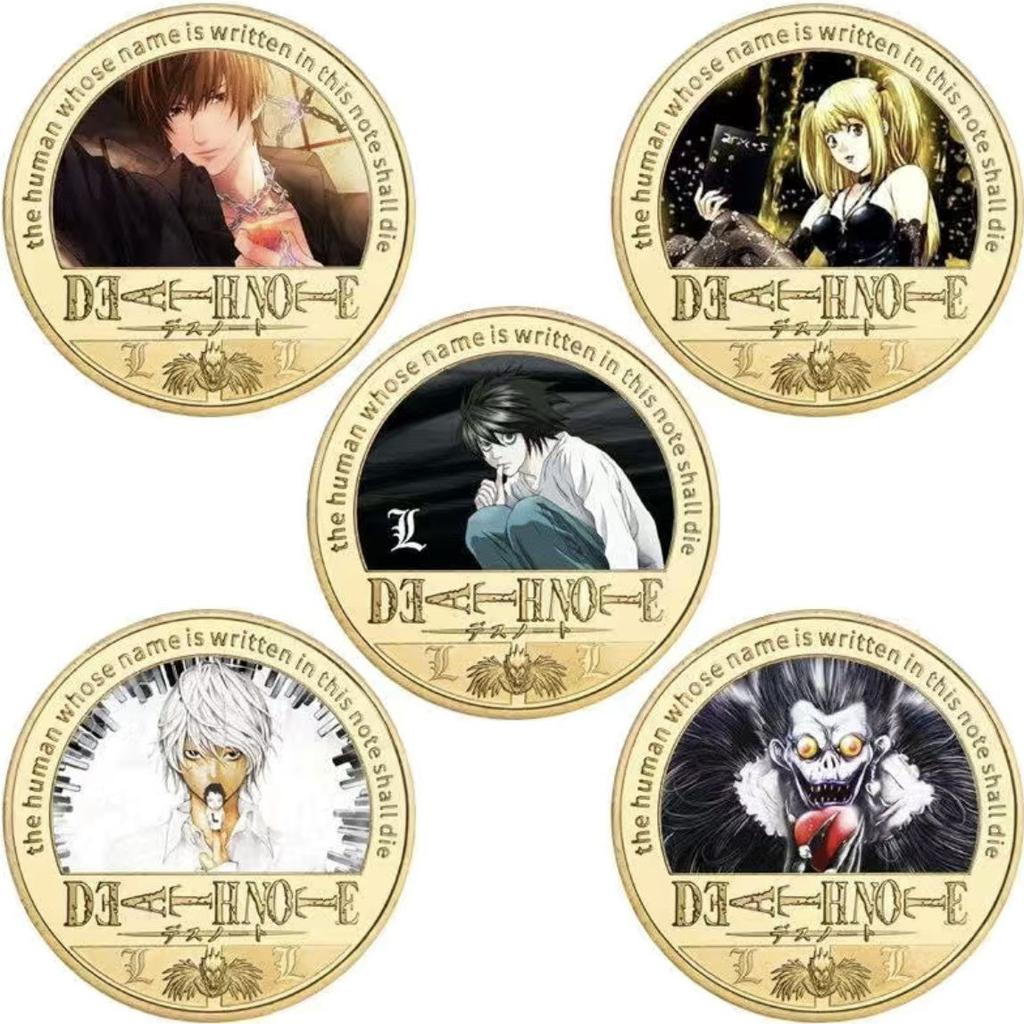 Classic Anime Notes Commemorative Coins Anime Coins Peripheral Commemorative Coins Die Casting Metal Coins