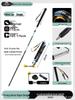 Professional Carbon Fiber Folding Trekking and Trail Running Poles