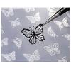 Flower Nail Art Silicone Mold 3D Butterfly Embossing Gel Print Stencil Nail Carving Template Tool for DIY Nail Art Decors