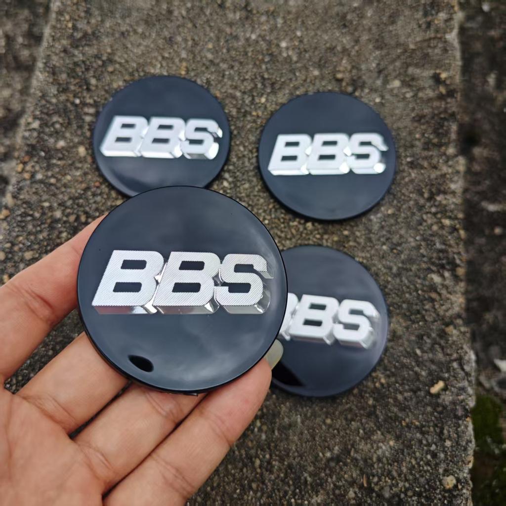 4 pezzi 65mm PMMA BBS Adesivi Emblema Per bbs adesivo centro ruota coprimozzo automobile