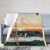 Pokemones Japanese Vintage Blanket Flannel  Winter Multi-function Lightweight Thin Throw Blankets for Home Office Bedding Throws