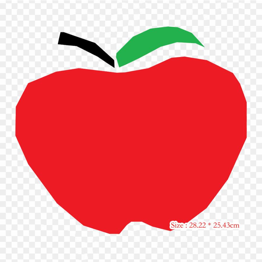 Apple Acceleration Gravity Iron on Heat Transfer Printing Vinyl Patches Samolepka na oblečení Vlastní nášivky omyvatelné nášivky