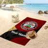 Asciugamano da Spiaggia Stampato Personalizzato Southampton FC Logo Calcio Supporto Nome Personalizzato Testo Asciugamano Assorbente Per Sport Viaggio Regalo Speciale