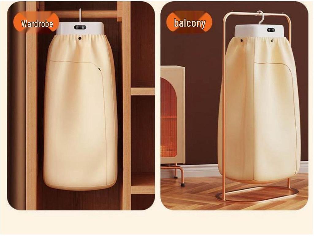 Uscător de haine portabil, pliabil, esențial, cu uscare la aer și sterilizare—Perfect pentru sezonul ploios și locuința studențească
