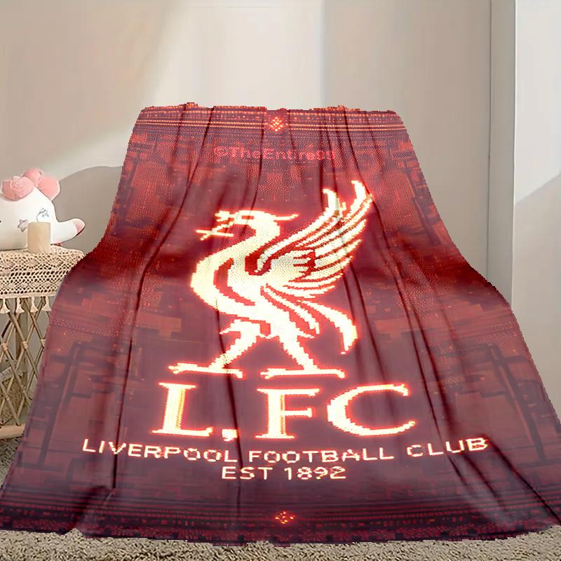 English Premier League teams Pattern Blanket, Cozy Blanket for All-Season Comfort on Sofas, Beds, Office, Car, Camping and Travel