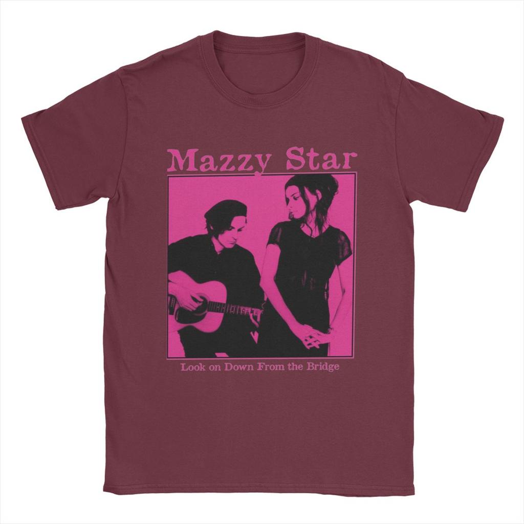 Mazzy Star Look On Down T Shirts Unisex 100 Cotton Novelty TShirt Round Collar Band Music Tee Shirt Short Sleeve Tops Plus Size