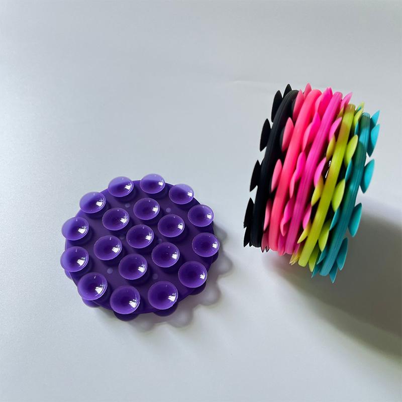 1/5Pcs Vase Anti-Toppling Sticker Silicone Suction Cup Sticker Double-Sided Easy Adhere,Prevent Knocking Over Vase Fixed Sticker