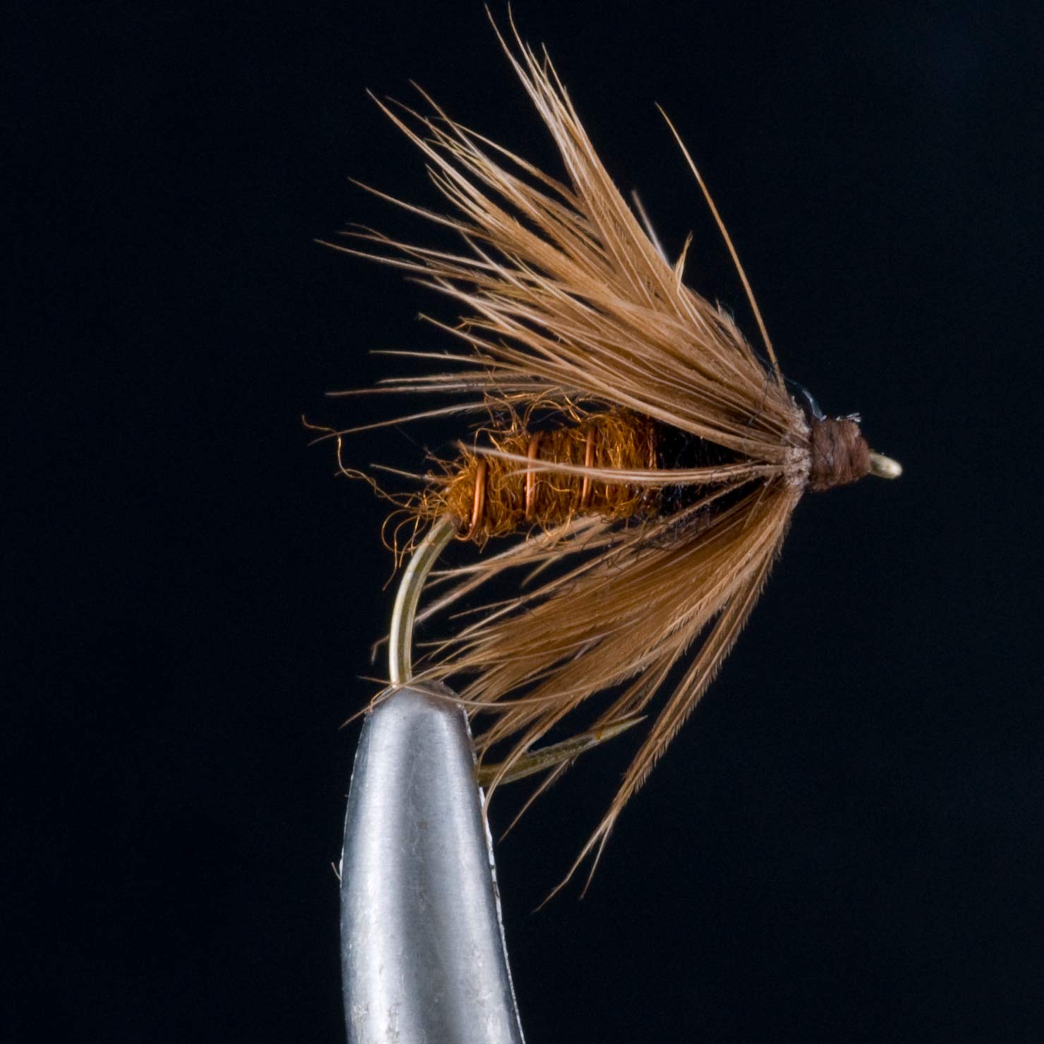 Fishing Samadhi Tenkara Brothers Tenkara Kebari Hanagasa Brown #12 3 Tea #12