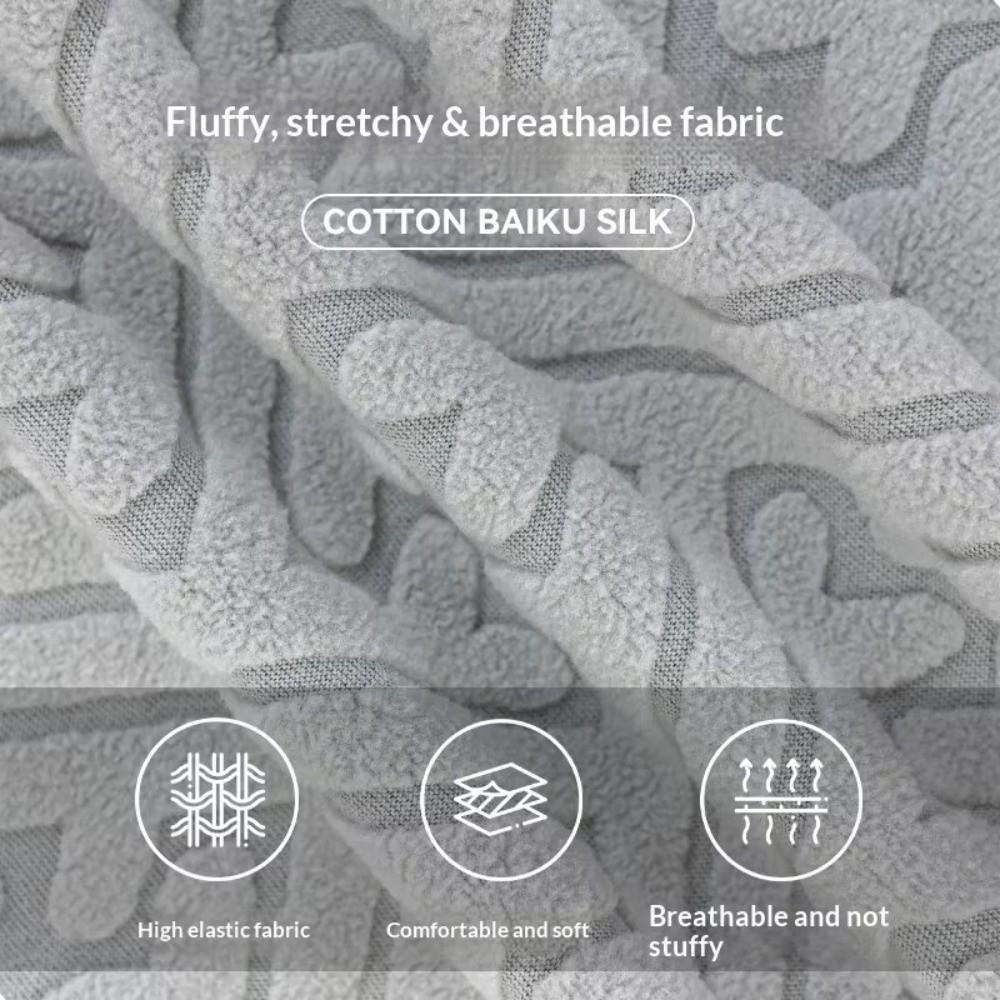 Anti-slip Integrated Seat Cover High-elastic Stool Slipcover  for Home Decoration