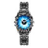 Men's Quartz Watch with Cat-Eye Dial, Fashionable Business Style Watch with Calendar Function, Luminous Display, Suitable for Va