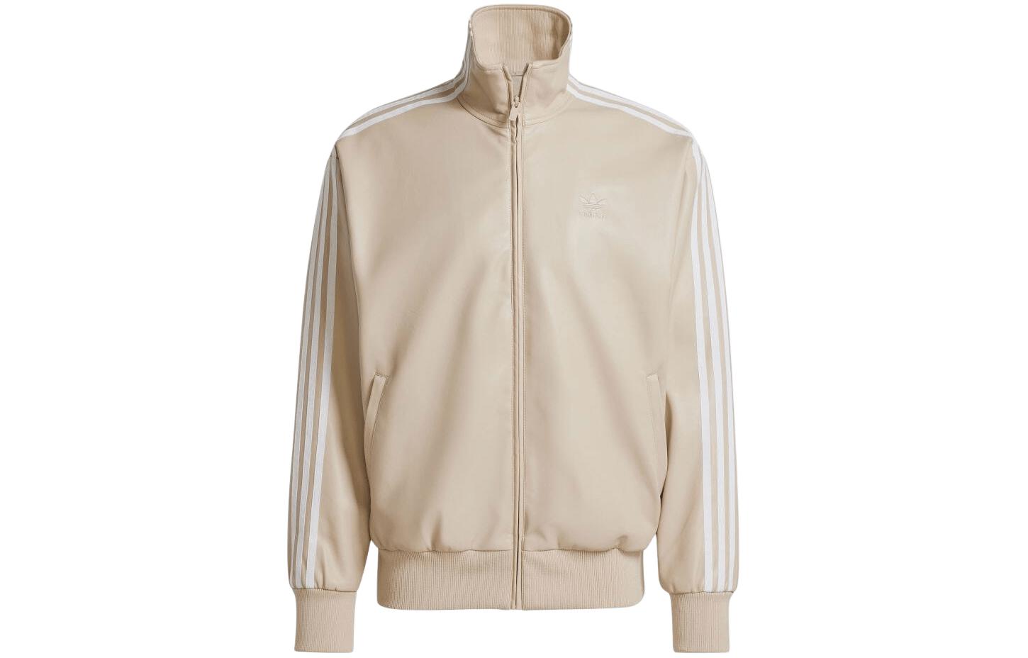 Adidas Originals Adicolor Jackets Men s Beige Stand Collar Moderate Other IZ4036 S