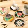 Cloisonné Enamel Painted Coasters Material Package Beginners for Handmade DIY Experience Home Decoration Personalized Gifts