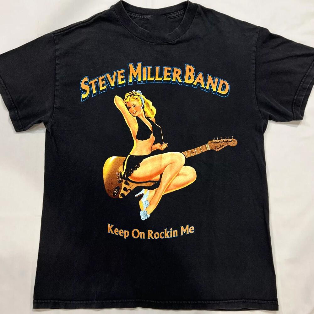 Rare STEVE MILLER Cotton Men All Size 9D07 Unisex T-Shirt S