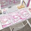 Kawaii Anime Girlish Heart Mouse Pad Non-slip Gaming XXL Anime Girl Mousepad Keyboard Mat Girl's Room Table Decoration Mouse Mat