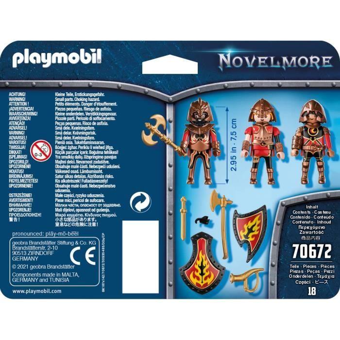 PLAYMOBIL - 70672 - 3 combattants Burnham Raiders