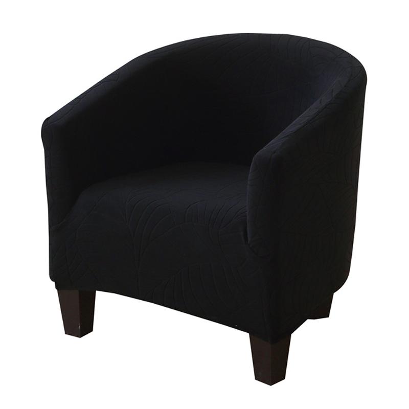1PC  Leaves Jacquard Club Sofa Cover Anti-dirty Tub Armchair Slipcovers  Elastic Single Couch Covers for Living Room Bar Home