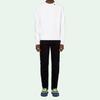 Off-White Acrylic Arrows Sweatshirt White Men Tops OMBA025F19E300100160