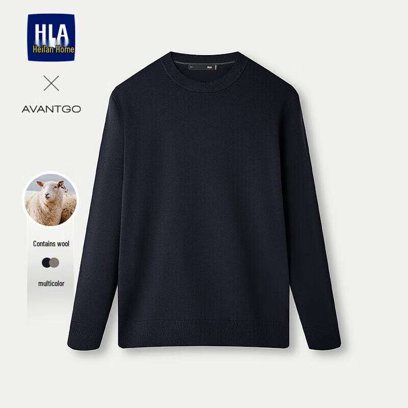 

HLA Men s Classic Round Neck Knit Sweater XL