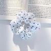 Korean Style Spring/Summer Floral Intestine Hair Scrunchie for Women – Elegant Ponytail Tie and Mori Girl Accessory.