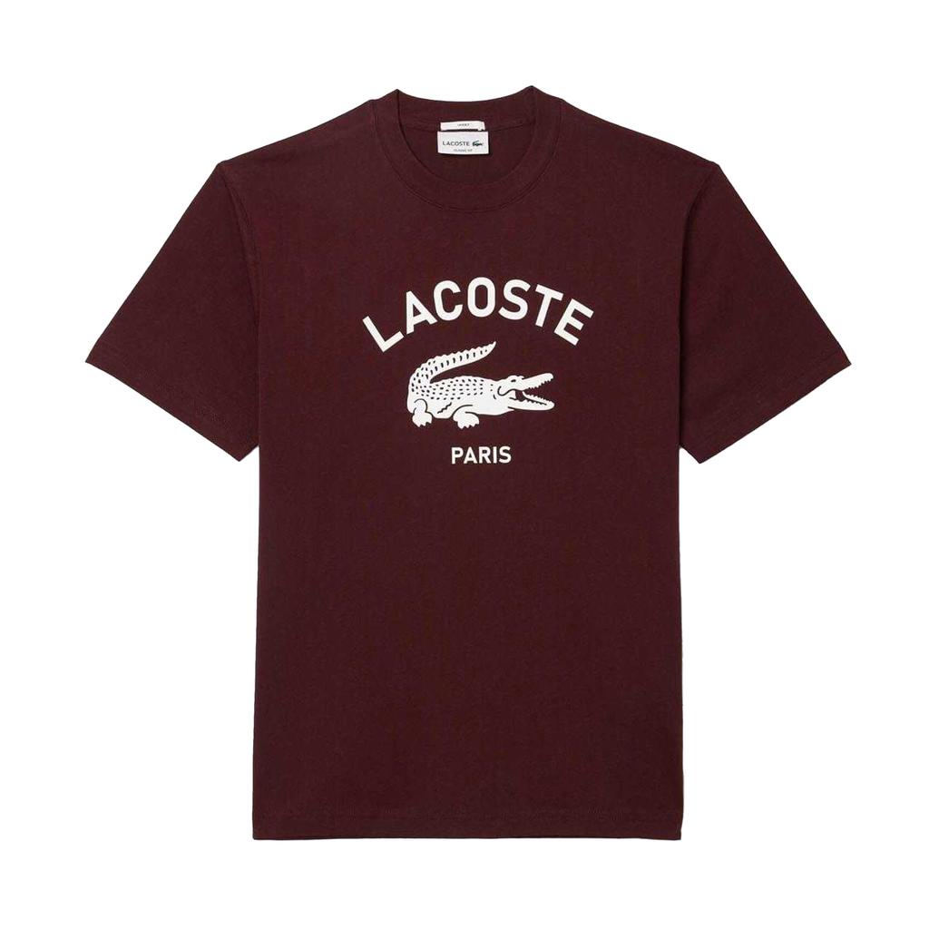 Lacoste Unisex Adult Printed Signature Cotton T-Shirt