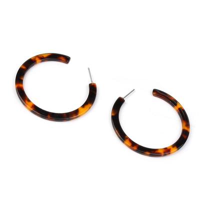 Drop Earrings Smooth Circle Popular Accessories Acrylic Statement Earring Anniversary Gift Daily Wear Ear Hook Summer Beach Use