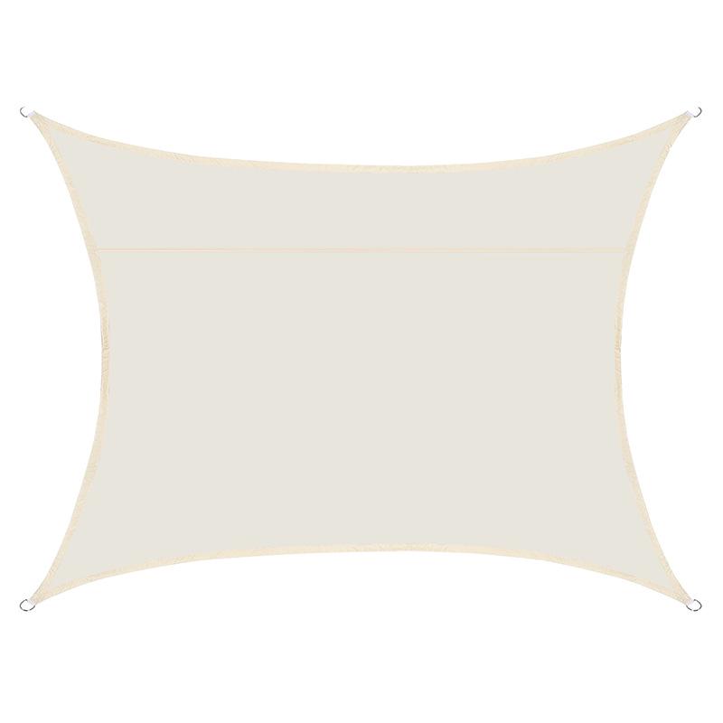 Rectangular 2x2.5m Waterproof, Sunproof, UV-Resistant Outdoor Shade Sail