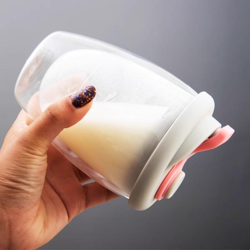 350ml/450ml Double Glass Cup Household Transparent Coffee Mug With Lid Kitchen Milk Beverage Coffee Cup Drinkware