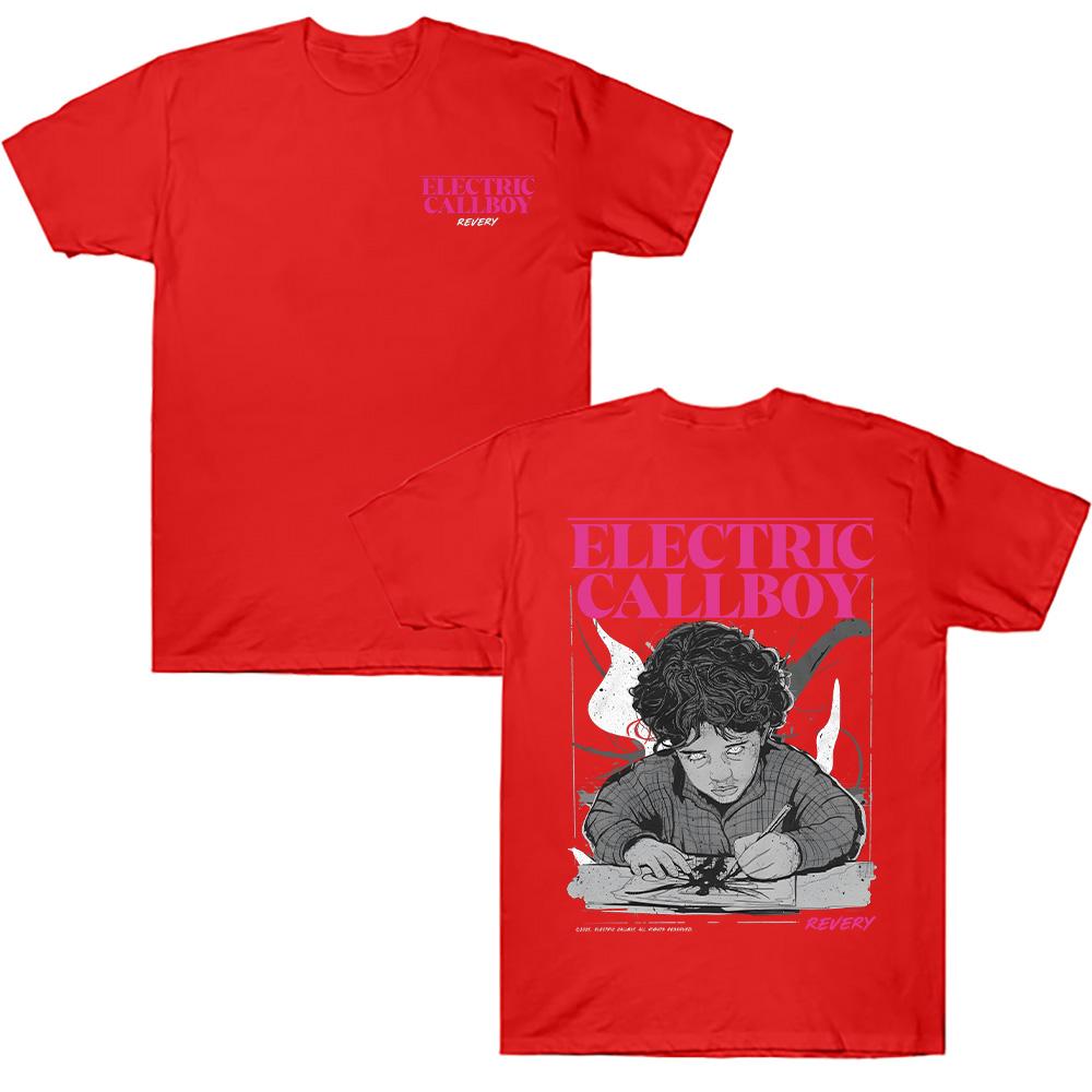 Electric Callboy Revery Paint T-Shirts Fashion Print Top Tshirt Summer New Light and Thin Men's Women's Tee Short Sleeves Cotton Tshirts
