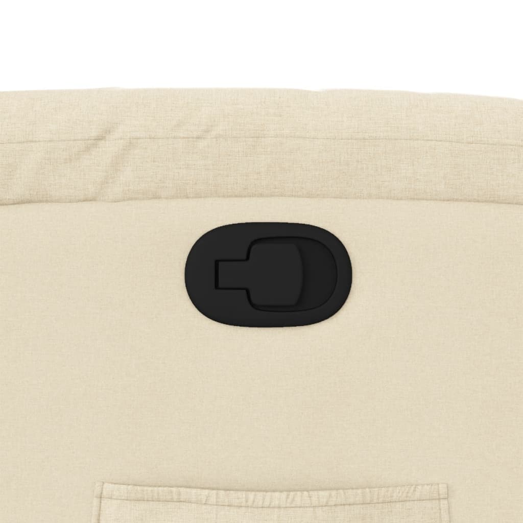 Relaxation Armchair Cream Fabric