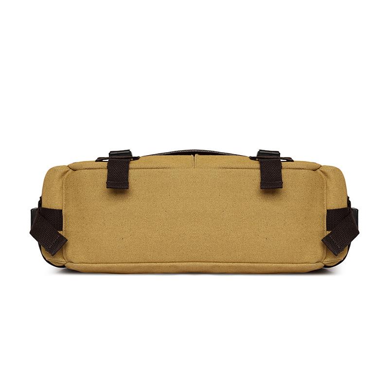 Men's Canvas Shoulder Bag Large Capacity Crossbody Bag