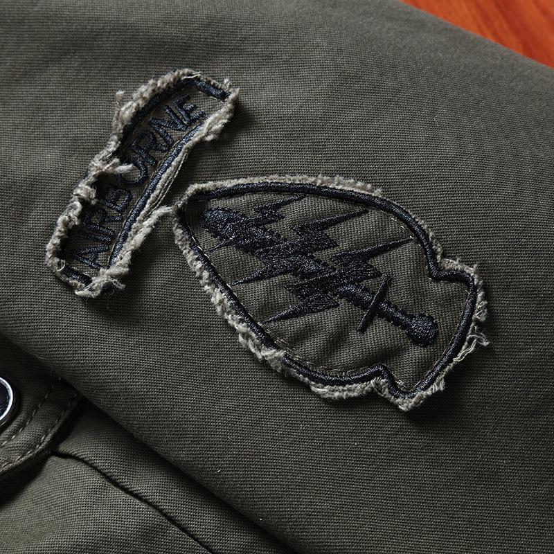 Spring and Autumn Men's Military Jacket Tooling Men's Large Size Jacket