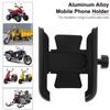 Motorcycle Bike Phone Stand Holder 360 Rotatable Handlebar Aluminum Alloy Phone Holder Rearview Mirror Mobile Cell Phone Bracke