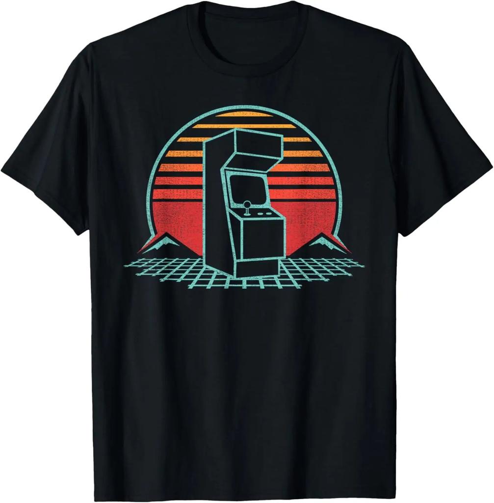 80s 90s Video Game Retro Vintage Classic Arcade Tshirt Streetwear Unisex Clothing Vintage T Shirt Hombre Aesthetic