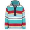 Lazy Jacks Boys Striped Quarter Zip Sweatshirt