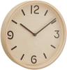 Lemnos Wall Clock Analog Thomson Natural Colored Wood THOMSON Natural NT Lemnos LC10-26