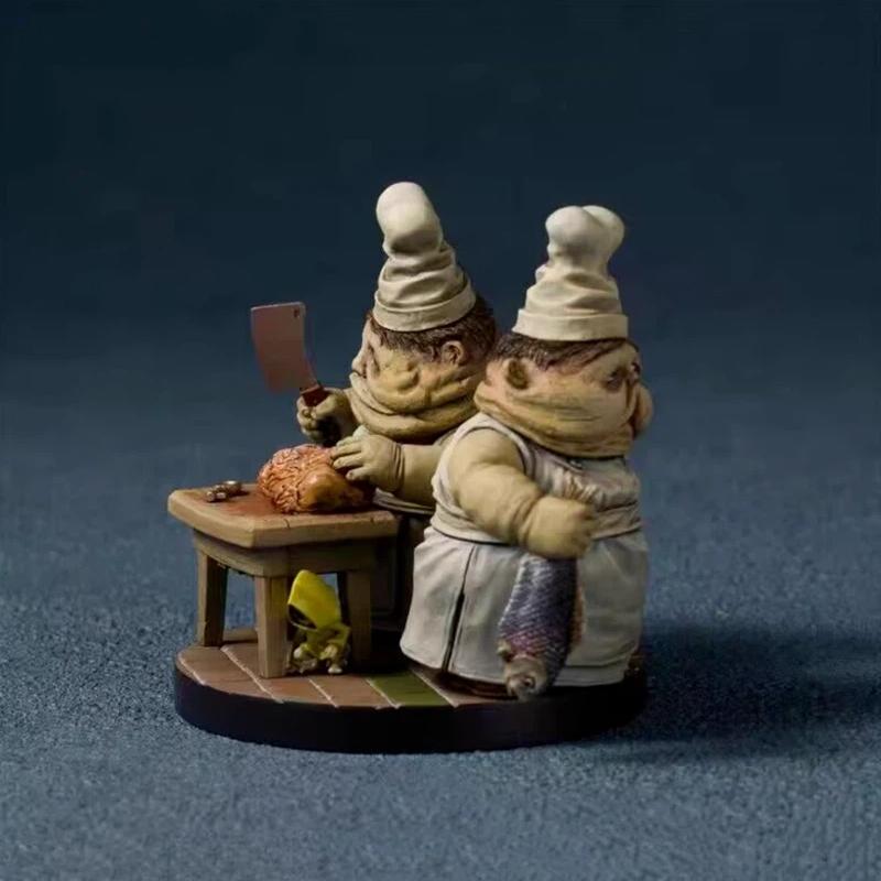 New Little Nightmares The Twin Chefs Model Action Figures Anime Game Periphery Model Statue Collection Desk Decoration Boy Gifts