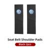 LEG1 Car Seat Belt Cover Safety Belt Two-colour Splicing Shoulder Protection Pads For VW Tiguan CC Jetta Polo Passat T-ROC Touareg