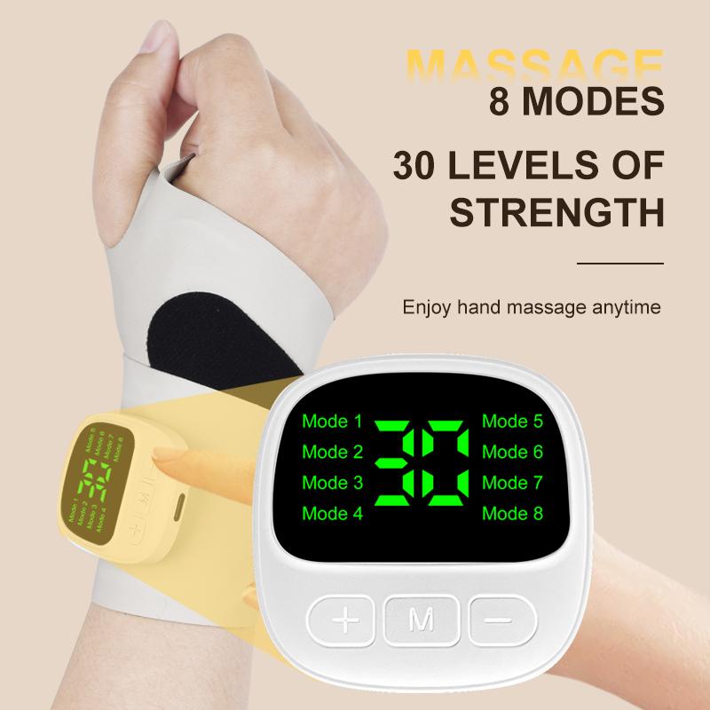 Electric Cordless Wrist Massager Usb Rechargeable Vibration Relieves Tenosynovitis Massager For Carpal Tunnel Fatigue Relief