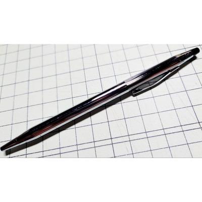 Used Cross Ballpoint Pen, Twist Action, Silver, Writing Instrument, Writing Confirmed