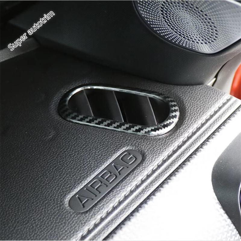 For Haval Dargo 2024 Dashboard Front AC Air Conditioning Outlet Vent Frame Cover Trim Stainless Steel Accessories