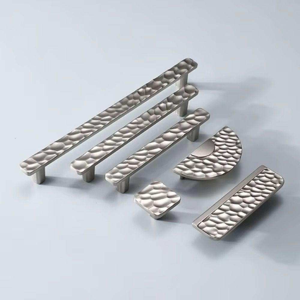 Retro Zinc Zinc Zinc Alloy Furniture Door Knob Unique Line Design Cabinet Handle  Drawer
