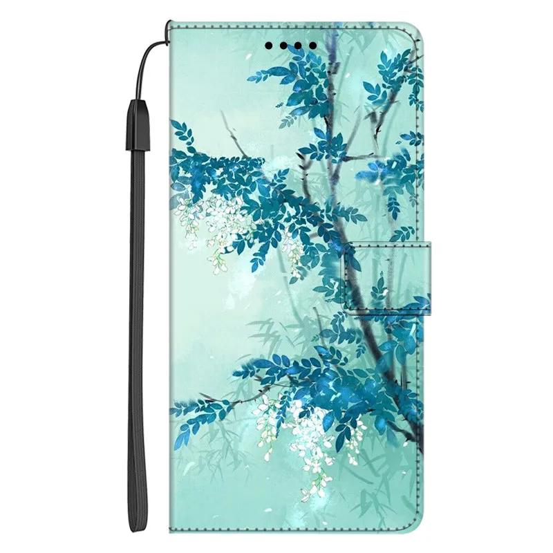 Flip Case For Honor X6c Cover Leather Book Shell For Honor X6b Cases Wallet Printed Stand Case For Honor X6a Painting Cover X6C