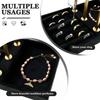 3 Layers Velvet Jewelry Display Detachable Necklace Holder with Tray Large Capacity Bracelet Organizer for Retail Store Home