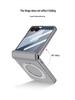 Samsung Z Flip7 Magnetic Case with Rotating Stand and Full Coverage Hinge Protection