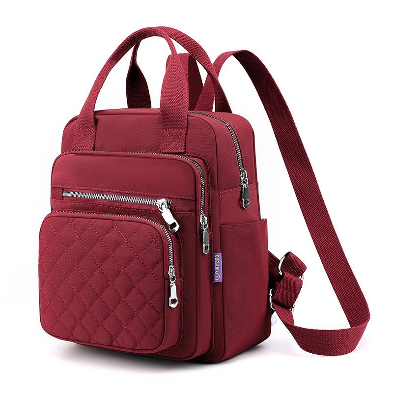 Backpack Hand-held Girls' Bag Schoolbag for Girls Small Square Bag