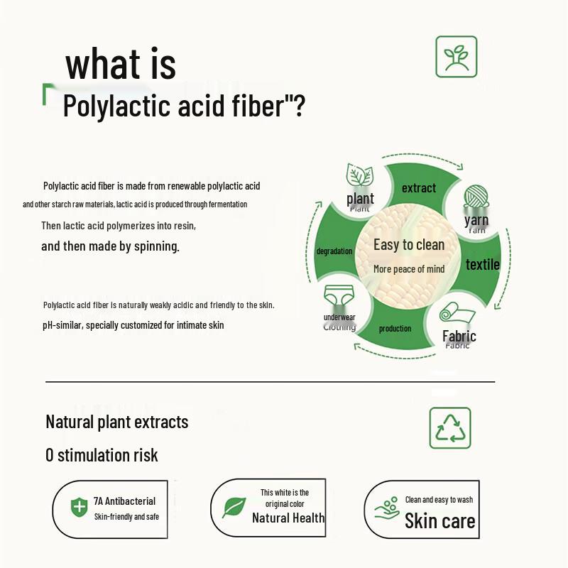 Yiershuang Women's 7A Antibacterial Briefs (3-Pack)