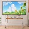 Living Room TV Movable Stand Bedroom Universal Stainless Steel Mobile TV Trolley 43-75 Inch Large Screen Floor Standing Stand