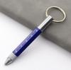 6-in-1 Multifunction Metal Ballpoint Pen with Touchscreen Stylus, Screwdriver, and Emergency Tool.