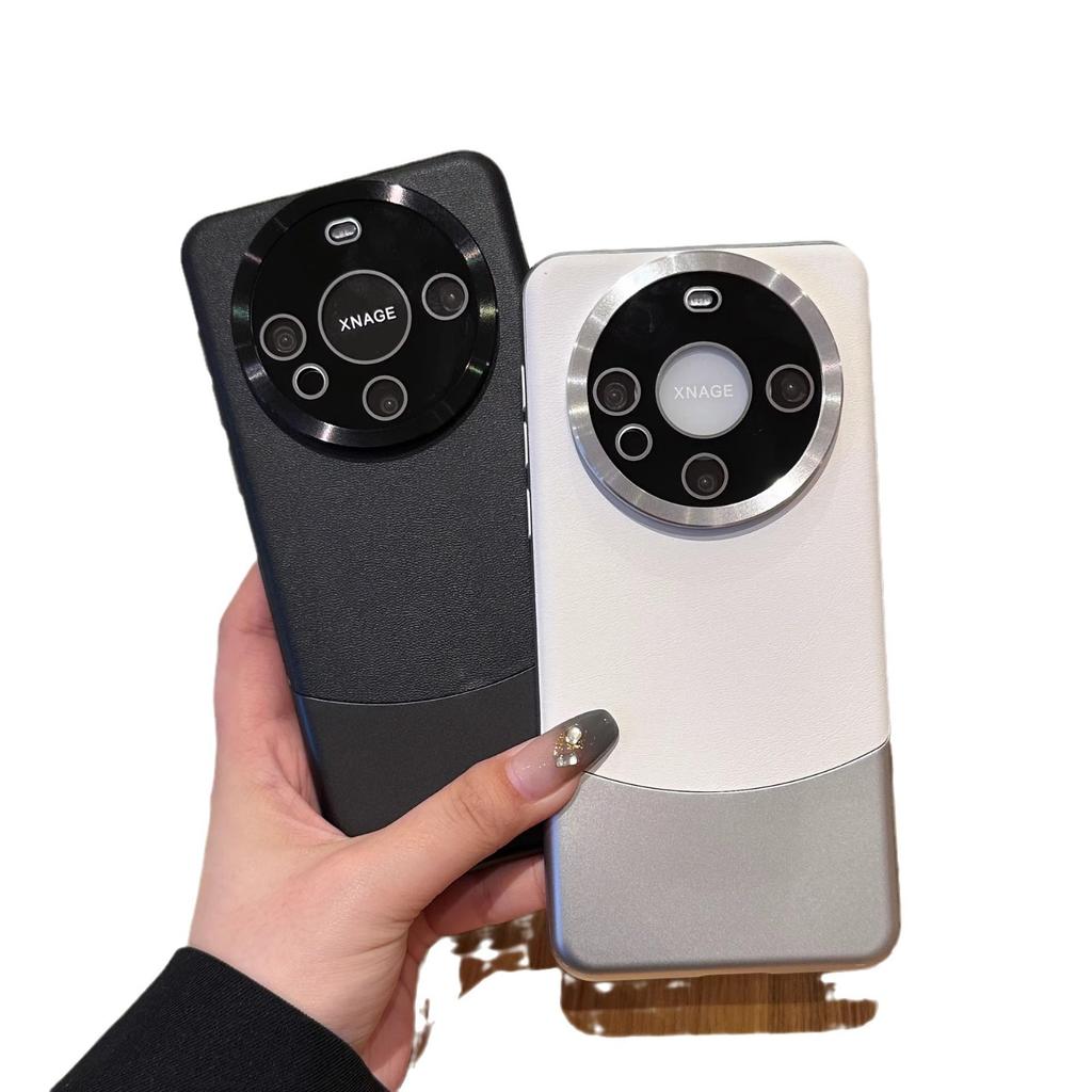 With Lens Film Leather Suitable for Huawei Mate60pro Mobile Phone Case New Mate50 Protective Case 70pro Business